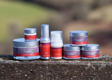 Our range of Ruby Lafant products Ruby Lafant skincare range