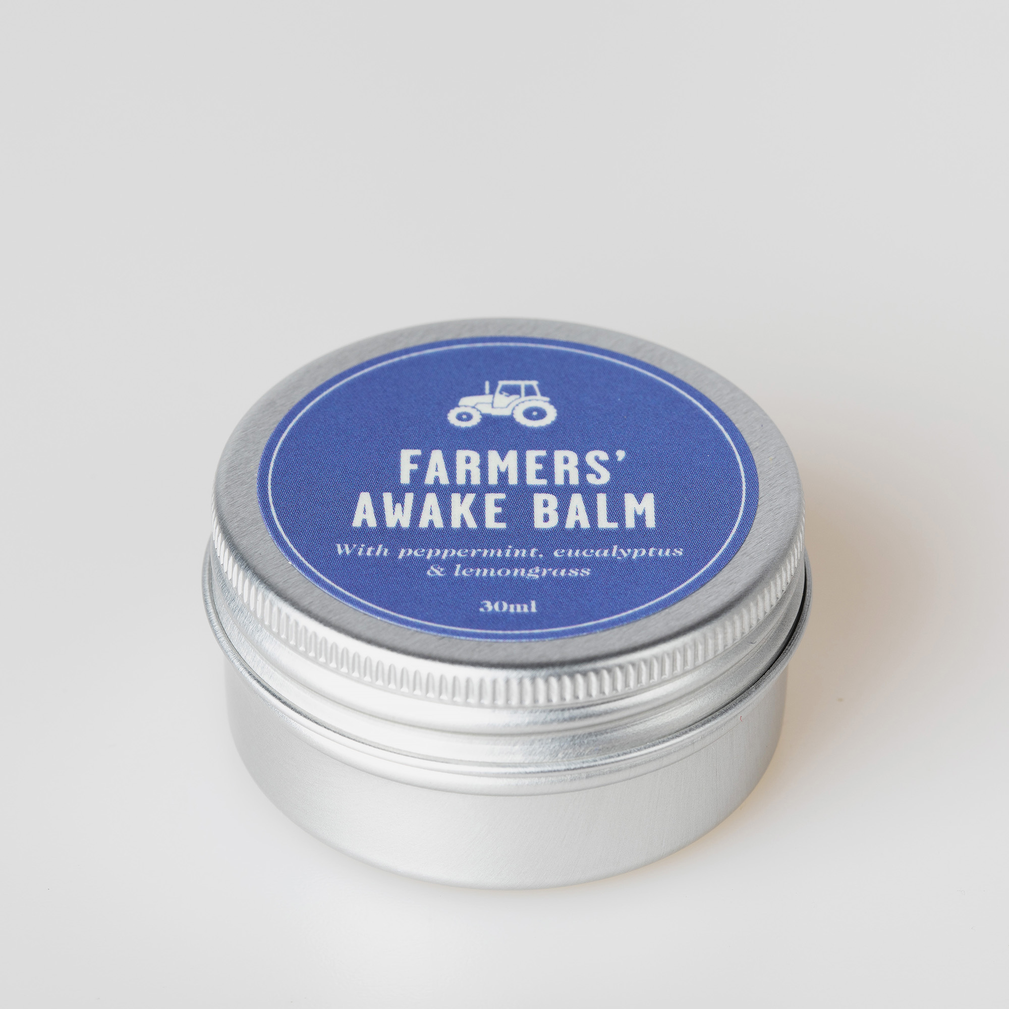FARMERS' healing awake balm, energising and uplifting, almond oil, avocado, honey, peppermint, eucalyptus, lemongrass, beard balm