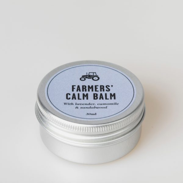 FARMERS' healing and nourishing calm balm, de-stress, lavender, camomile, sandalwood, marshmallow, avocado, honey, lip balm, beard balm