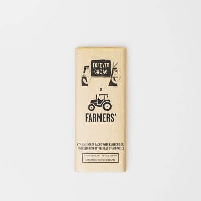 FARMERS' chocolate, Forever Cacao, Pablo Spaull, from bean to bar, 72% dark chocolate, lavender chocolate