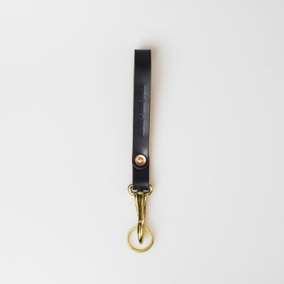 FARMERS' key fob, Rural Kind, leather brass and copper, Mike Watt